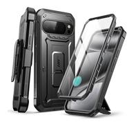 SUPCASE for Google Pixel 10 Pro XL Case with Screen Protector (Unicorn Beetle Pro), [Built-in Stand & Belt-Clip] [Military-Grade Protection] Full Body Phone Case for Pixel 10 Pro XL 2025 (Black)