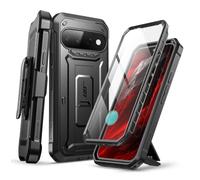 SUPCASE for Google Pixel 11 Pro XL Case, Built-in Screen Protector, Black | Built-in Kickstand, 360° Rotating Belt Clip, Rugged Anti-Scratch Full Body Case, Military-Grade Protection,Unicorn Beetle Pro