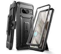 SUPCASE for Google Pixel 8A Case with Stand & Belt-Clip (Unicorn Beetle Pro), [Built-in Screen Protector] [Military-Grade Protection] Heavy Duty Rugged Kickstand Phone Case for Pixel 8A, Black