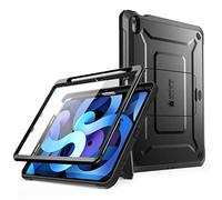 SUPCASE Unicorn Beetle Pro Case for iPad 10th Generation 10.9" (2022), with Built-in Screen Protector & Kickstand & Pencil Holder Protective Case (Black)