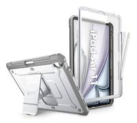 SUPCASE for iPad Air 11 Inch Case 6th Generation M2 2024, [Built-in Screen Protector & Pencil Holder & Stand] Full-Body Rugged Cover for iPad Air 6th/5th/4th Gen (11/10.9 Inch, 2024/2022/2020), White