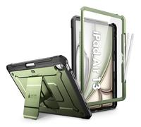 SUPCASE for iPad Air 13 Inch Case M2 2024 with Pencil Holder (Unicorn Beetle Pro), [Built-in Screen Protector & Stand] [Military-Grade Protection] Full-Body Rugged Cover for iPad Air 13 Inch M2,Guldan