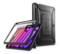 SUPCASE for iPad Mini 7 Case A17 Pro 2024 (UB Pro), [Built-in Screen Protector & Pencil Holder & Stand] [Support Apple Pencil Charging] Protective Case for iPad Mini 7th/6th Generation 8.3", Black