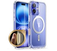 SUPCASE for iPhone 16 Case with Camera Control Capture Button (Unicorn Beetle Mag Stand), [Compatible with MagSafe] Slim Clear Protective Magnetic Phone Case for iPhone 16 6.1'' 2024