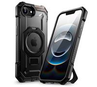 SUPCASE for iPhone 16e Case with Stand (Unicorn Beetle Grip), [Compatible with MagSafe] [Military-Grade Drop Protection] Heavy Duty Rugged Shockproof Magnetic Phone Case for iPhone 16e 6.1" (Black)