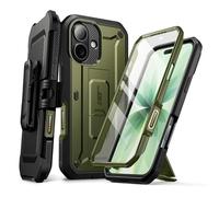 SUPCASE for iPhone 17 Case with Camera Control Button (Unicorn Beetle Pro), [Built-in Kickstand & Screen Protector] [Military-Grade Protection] Full Body Heavy Duty Phone Case (Guldan)