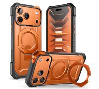 SUPCASE for iPhone 17 Pro Case with Kickstand (Unicorn Beetle Grip), [Compatible with MagSafe] [Military-Grade Drop Protection] Heavy Duty Magnetic Phone Case (Coral)