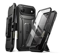 SUPCASE for iPhone Air Case with Camera Control Button (Unicorn Beetle Pro), [Built-in Kickstand & Screen Protector] [Military-Grade Protection] Full Body Heavy Duty Rugged Phone Case (Black)