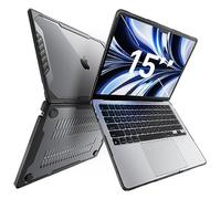 SUPCASE for MacBook Air 15 Inch Case 2024/2023 (Unicorn Beetle), A3114 M3 / A2941 M2 Heavy Duty Shockproof Anti-Scratch Rugged Hard Shell Protective Cover for MacBook Air 15" with Touch ID, Black
