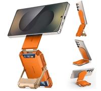 SUPCASE for MagSafe Wallet, Magnetic Wallet for Men, [5-Card Holder] [Adjustable Stand] [RFID Blocking] Phone Card Holder Tripod for Samsung Galaxy S26/S25, Google Pixel 10 and iPhone 17/16/15, Coral