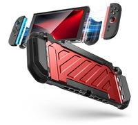 SUPCASE for Nintendo Switch 2 Case 2025, Joy Con Remove Friendly, Red | Military-Grade Protection, Ergonomic Grip, Dockable Integrated Protective Cover Hard Shell Accessories, Unicorn Beetle Pro