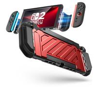 SUPCASE for Nintendo Switch 2 Case 2025 (Unicorn Beetle Pro), [Military-Grade Protection] [Magnetic Joy Con Controllers Friendly] Dockable Integrated Cover Accessories for Nintendo Switch 2 (Ruddy)