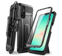 SUPCASE for Samsung Galaxy A26 Case with Screen Protector (Unicorn Beetle Pro), [Built-in Stand & Belt-Clip] [Military-Grade Protection] Full Body Heavy Duty Phone Case for Galaxy A26 (2025) (Black)