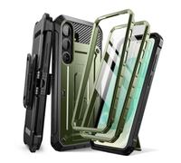 SUPCASE for Samsung Galaxy S25 Case with Stand (Unicorn Beetle Pro), [2 Front Frames] [Built-in Screen Protector & Belt-Clip] Military-Grade Protection Rugged Phone Case for Galaxy S25 6.2" (Guldan)