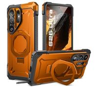 SUPCASE for Samsung Galaxy S26 Ultra Case with Kickstand (Unicorn Beetle Grip), [Wireless Charging Compatible] [Military-Grade Protection] Heavy-duty Magnetic Phone Case for S26 Ultra 6.9 Inch (Coral)