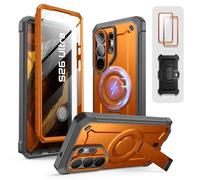 SUPCASE for Samsung Galaxy S26 Ultra Case with Stand (UB Pro Mag), [2 Front Frames] [Compatible with Wireless Charge] [Built-in Screen Protector & Belt-Clip] Protective Phone Case for S26 Ultra, Coral
