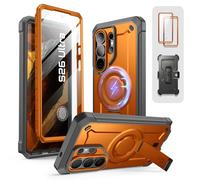 SUPCASE for Samsung Galaxy S26 Ultra Case with Stand (UB Pro Mag), [2 Front Frames] [Compatible with Wireless Charge] [Built-in Screen Protector & Belt-Clip] Protective Phone Case for S26 Ultra, Coral