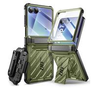 SUPCASE for Samsung Galaxy Z Flip 7 Case with Stand & Belt-Clip (Unicorn Beetle Pro), [Hinge Protection] [Front Screen Protector] Full Body Rugged Protective Phone Case for Galaxy Z Flip 7 (Guldan)