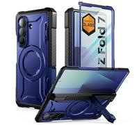 SUPCASE for Samsung Galaxy Z Fold 7 Case with Kickstand (UB Grip), [Compatible with MagSafe] [Built-in Tempered Glass Screen Protector] [Hinge Coverage] Military-Grade Protection Phone Case (Cobalt)