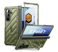 SUPCASE for Samsung Galaxy Z Fold 7 Case with Kickstand (UB Pro), [Built-in Tempered Glass Screen Protector] [Hinge Coverage] [Military-Grade Protection] Full-Body Heavy-Duty Phone Case (Guldan)