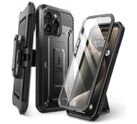 SUPCASE für iPhone 15 Pro Hülle Outdoor Handyhülle 360 Grad Case Bumper Schutzhülle Cover [Unicorn Beetle Pro] mit Displayschutz, Ständer und Gürtelclip für iPhone 15 Pro 2023, Schwarz