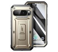 SUPCASE for Google Pixel 10 Pro XL Case with Screen Protector (Unicorn Beetle Pro), [Built-in Stand & Belt-Clip] [Military-Grade Protection] Full Body Phone Case for Pixel 10 Pro XL 2025 (Desert)