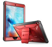 SUPCASE iPad 9.7 Inch 2017 Case, Rugged Dual Layer Full Body Protection Case with Built-in Screen Protector for Apple iPad 9.7 Inch 2017 2018 (Red)