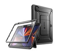 SUPCASE iPad Pro 12.9'' Case (2021/2020) 5th/4th Gen Case, Full Body Protection with Built-in Screen Protector and Kickstand [Unicorn Beetle Pro] Compatible with Apple Pencil Charging (Black)