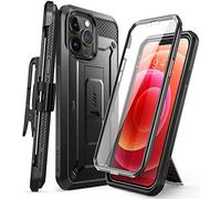 SUPCASE Outdoor Case for iPhone 13 Pro Max (6.7 Inches) 360 Degree Bumper Protective Cover with Screen Protector Black