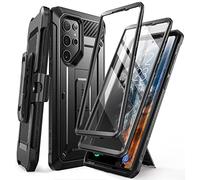 SUPCASE Outdoor Case for Samsung Galaxy S22 Ultra (6.8 Inch) 5G [Unicorn Beetle Pro] with 2 Front (without Screen Protector + Screen Protector) 2022 Edition (Black)