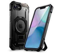SUPCASE for iPhone 16e Case with Stand (Unicorn Beetle Grip), [Compatible with MagSafe] [Military-Grade Drop Protection] Heavy Duty Rugged Shockproof Magnetic Phone Case for iPhone 16e 6.1" (Black)