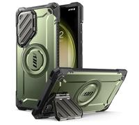 SUPCASE UB Mag XT Case for Samsung Galaxy S24 Ultra (2024 Release), Metal Camera Cover, Extreme Lens Protection, Slim Rugged Case with Built-in Kickstand (Guldan)