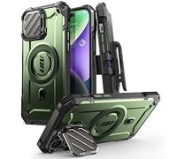SUPCASE UB Mag XT Rugged Full Body Case with Built in Kickstand and Belt Clip for iPhone 14 Pro Max/iPhone 13 Pro Max with Camera Protector, Compatible with MagSafe (Goldan)