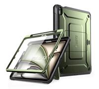 SUPCASE for iPad Air 13 Inch Case M3/M2 (2025/2024) with Pencil Holder (Unicorn Beetle Pro), [Built-in Screen Protector & Stand] [Military-Grade Protection] Rugged Cover for iPad Air 13 Inch, Black