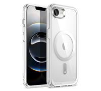 SUPCASE UBMag Series for iPhone 17e/16e Case, Magnetic Clear Case with MagSafe, Slim Hard Back Protective Shockproof Case Cover (Black)