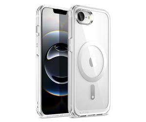SUPCASE UBMag Series for iPhone 17e/16e Case, Magnetic Clear Case with MagSafe, Slim Hard Back Protective Shockproof Case Cover (Black)