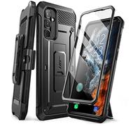 SUPCASE Unicorn Beetle Pro for Samsung Galaxy A34 Case with Screen Protector [Built-in Stand & Belt-Clip] [Military-Grade Protection] 360 Full-Body Rugged Phone Case for Galaxy A34 5G (2022), Black