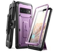 SUPCASE Unicorn Beetle Pro Full-Body Rugged Holster Case for Google Pixel 6 Pro (2021), Metallic Purple