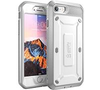 SUPCASE Unicorn Beetle Pro Outdoor Protective Shockproof Case Cover with Built-in Screen Protector and Belt Clip for 4.7-Inch iPhone SE (2020)/7 (2016)/8 (2017), White