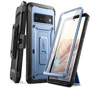 SUPCASE Unicorn Beetle Pro Rugged Holster Case for Google Pixel 6 Pro (2021), Metallic Blue
