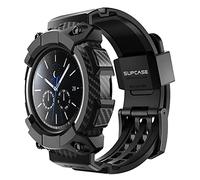 SUPCASE Unicorn Beetle Pro Rugged Protective Case with Strap Bands for 45 mm Galaxy Watch 3 2020 Release, Black