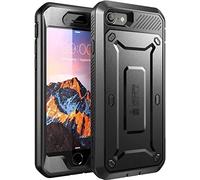 SUPCASE Unicorn Beetle Pro Series Case Designed for iPhone SE 3 (2022) / iPhone SE 2 (2020) / iPhone 7/8, Full-Body Rugged Holster Case with Built-In Screen Protector (Black)
