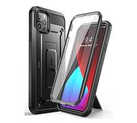 SUPCASE Unicorn Beetle Pro Series Case for iPhone 12 Pro Max (2020 Release) 6.7 Inch, Built-in Screen Protector Full-Body Rugged Holster Case(Black)