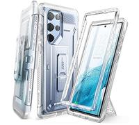 SUPCASE Unicorn Beetle Pro Series Case for Samsung Galaxy S22 Ultra 5G (2022 Release), Full-Body Dual Layer Rugged Belt-Clip & Kickstand Case Without Built-in Screen Protector (Frost Clear)