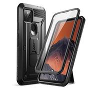 SUPCASE Unicorn Beetle Pro Series Full-Body Rugged Holster Case with Built-in Screen Protector for 6.2-Inch Google Pixel 4A 5G (2020), Black