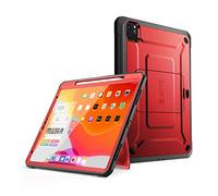 Supcase Unicorn Beetle Pro Series Full-Body Rugged Kickstand Protective Case for 12.9-Inch iPad Pro (2020 Release), Metallic Red