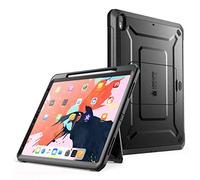 Supcase Unicorn Beetle Pro Series Full-Body Rugged Kickstand Protective Case with Apple Pencil Compatible for 12.9-Inch Pro (2018 Release), Black