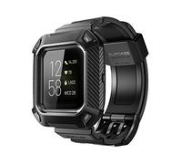 SUPCASE Unicorn Beetle Pro Watch Bands for Fitbit Versa 2, Protective Replacement Wristband Case Band for Fitbit Versa 2 (Black)
