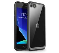 SUPCASE Unicorn Beetle Style Premium Hybrid Protective Clear Bumper Case Scratch Resistant for 4.7-Inch iPhone SE 7/8 2020/2022, Black