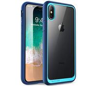 SupCase Unicorn Beetle Style Premium Hybrid Protective Clear Case for Apple iPhone X 2017/iPhone XS 2018 Release, Navy